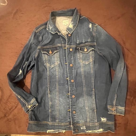 Cello Jackets & Blazers - Denim Jacket Women’s Large Jean Jacket Like New CELLO